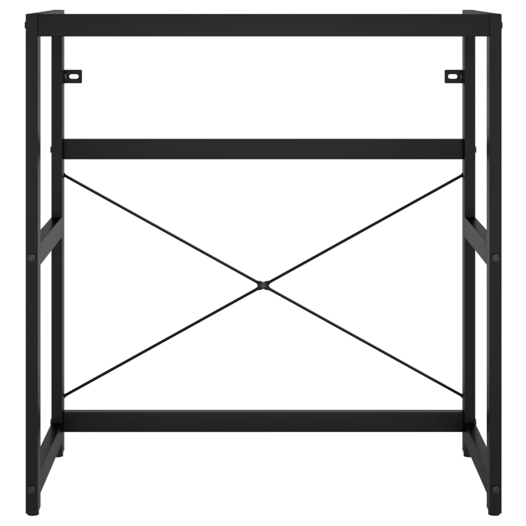 Wastafelframe 40x38x83 cm ijzer wit