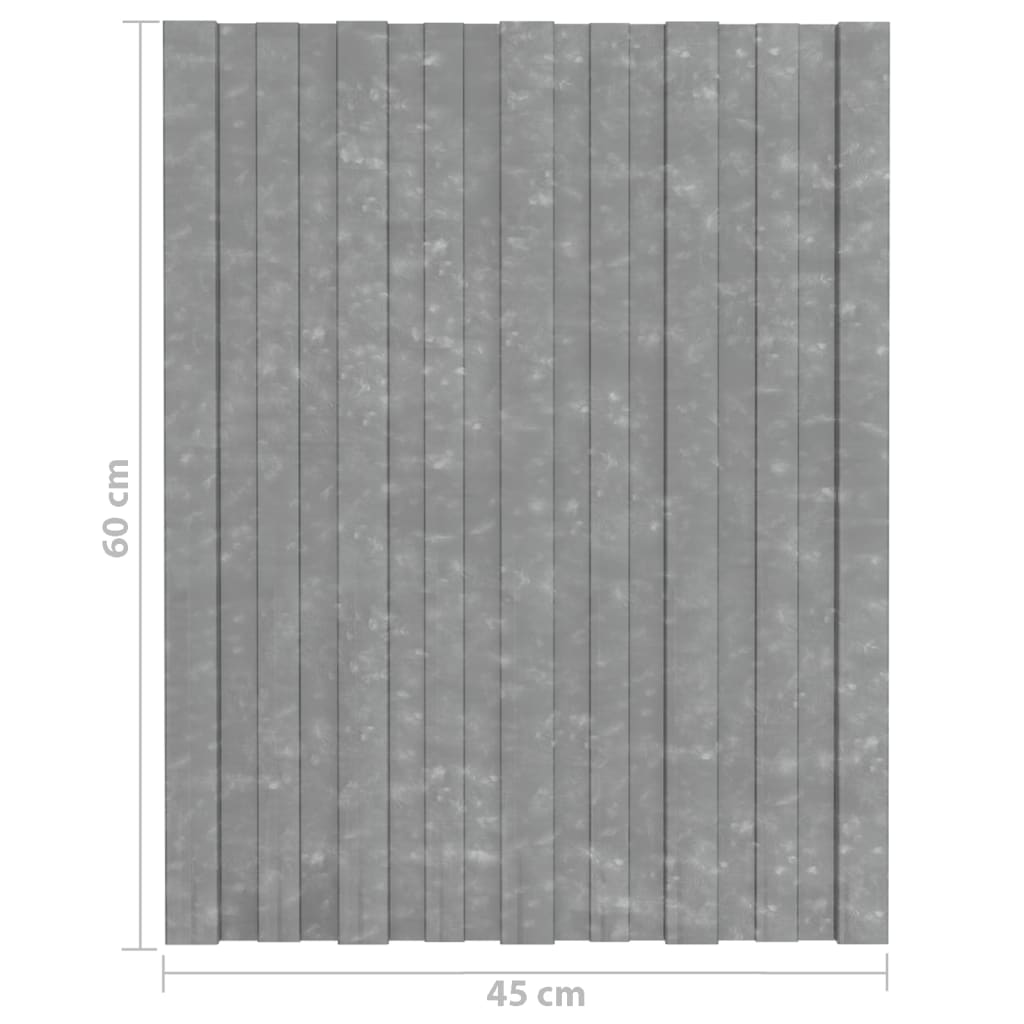 Dakpanelen 36 st 60x45 cm gegalvaniseerd staal