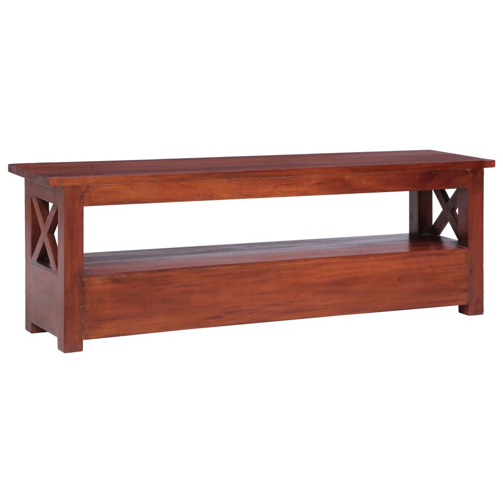 Tv-meubel 115x30x40 cm massief mahoniehout