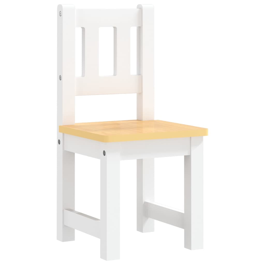 3-delige Kindertafel- stoelenset MDF