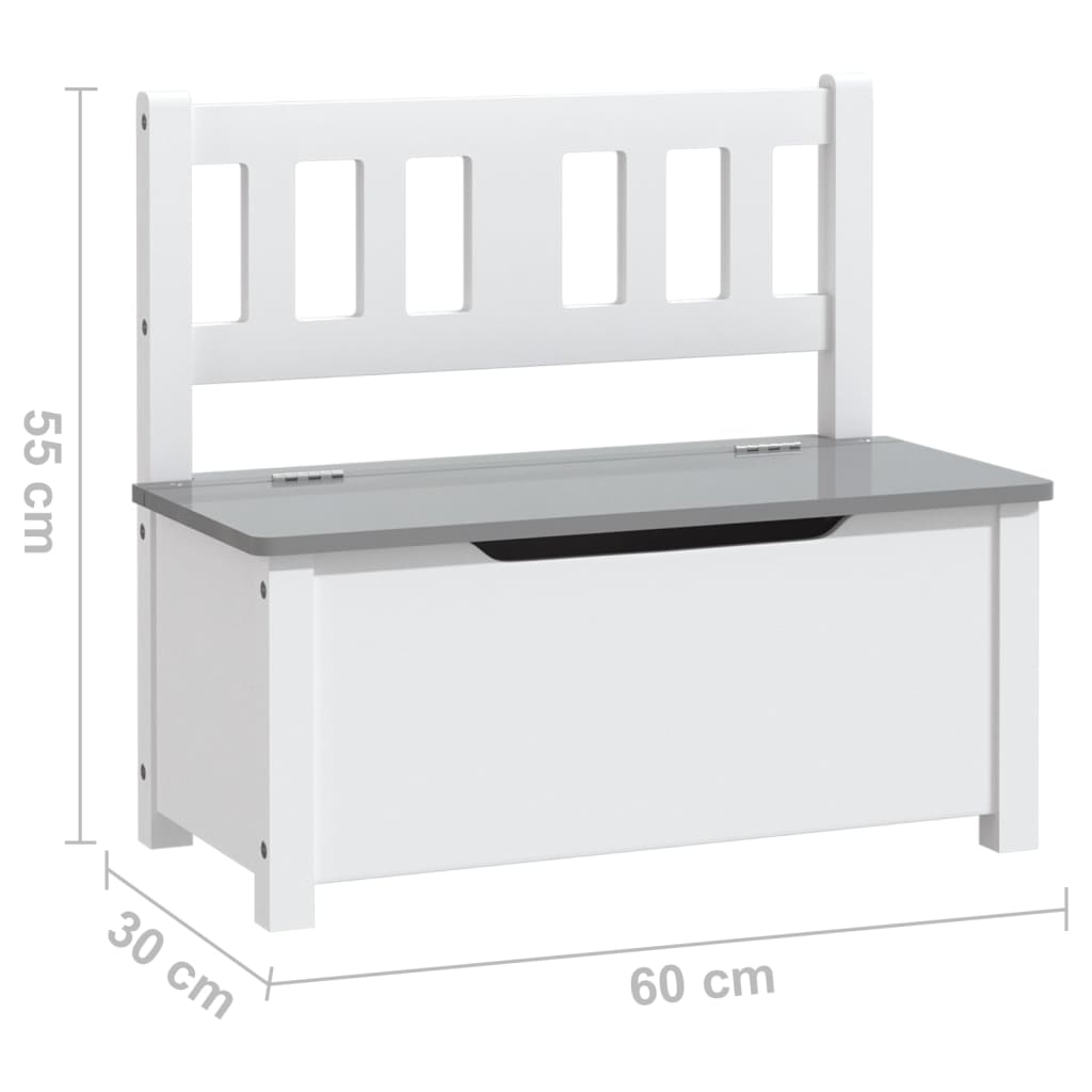 3-delige Kindertafel- stoelenset MDF