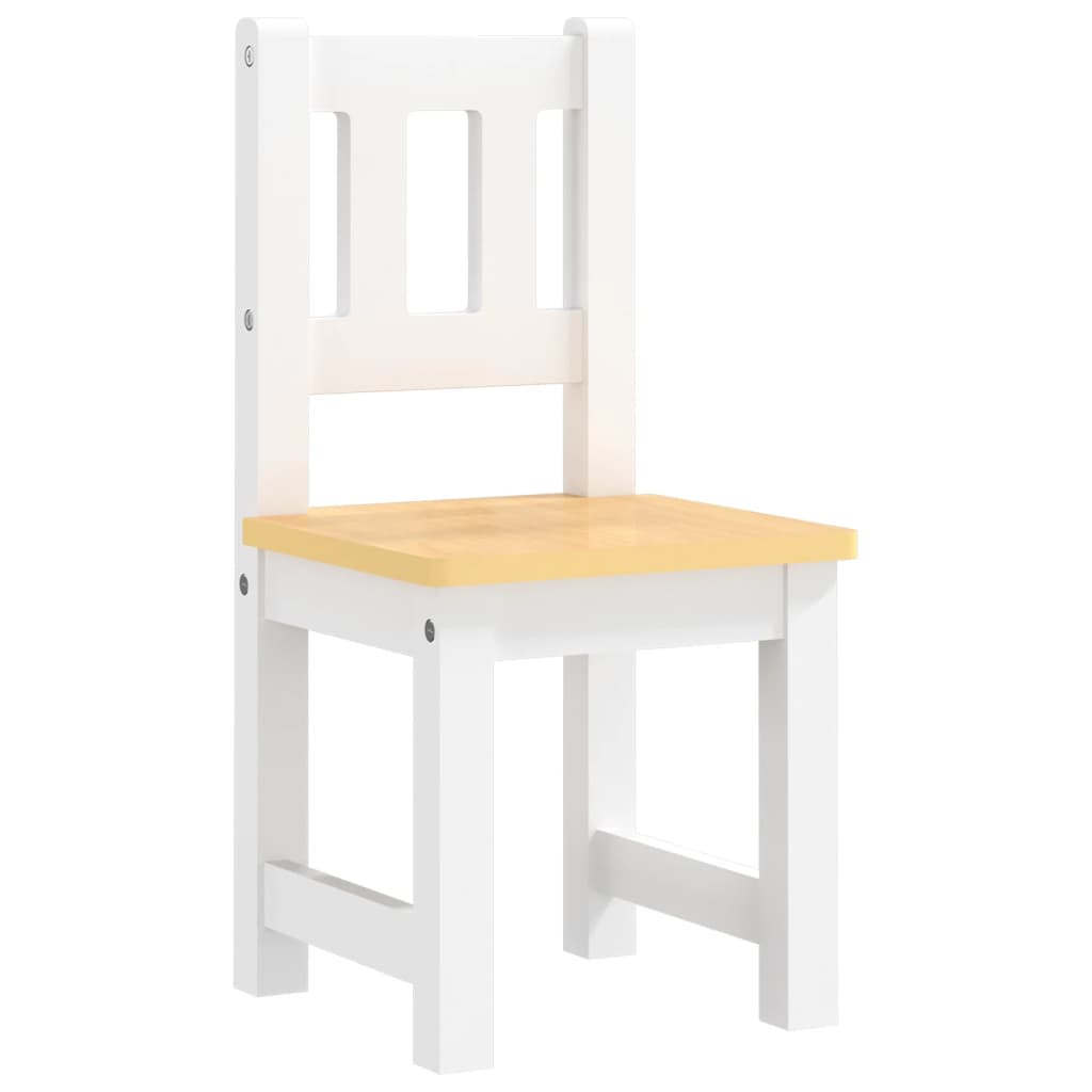 3-delige Kindertafel- stoelenset MDF