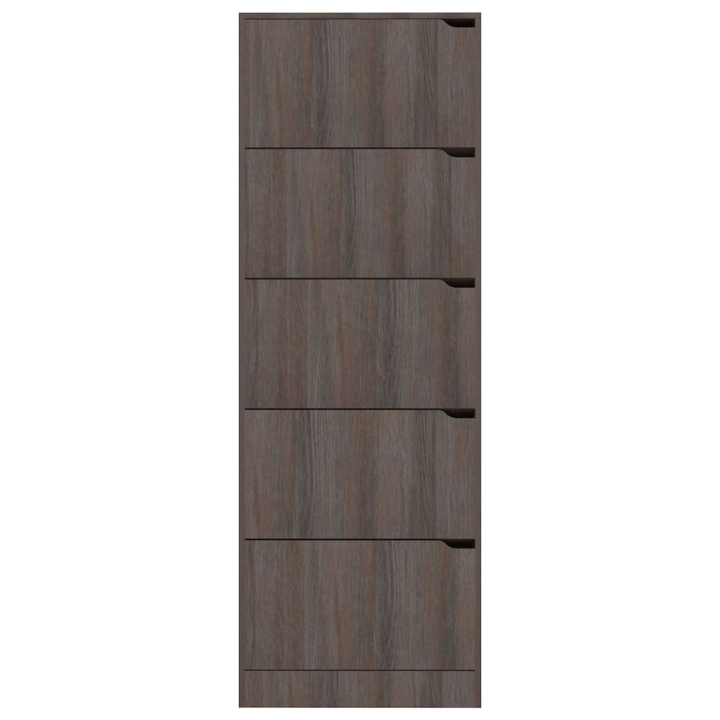 Schoenenkast 3 deuren 59x24x105 cm bewerkt hout sonoma eiken