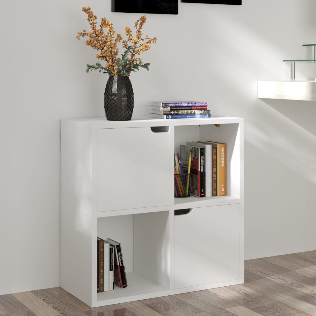 Boekenkast 60x27,5x59,5 cm bewerkt hout eikenkleurig