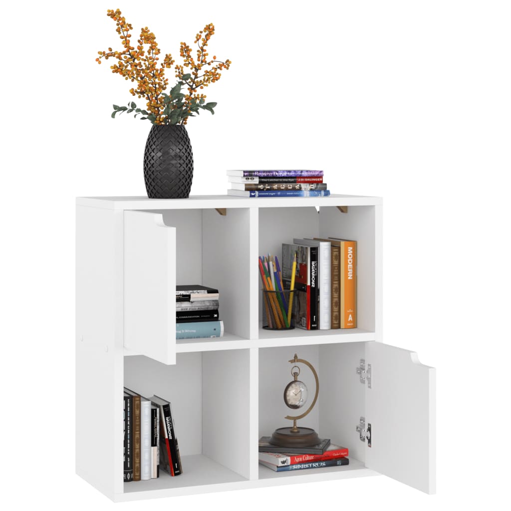 Boekenkast 60x27,5x59,5 cm bewerkt hout eikenkleurig