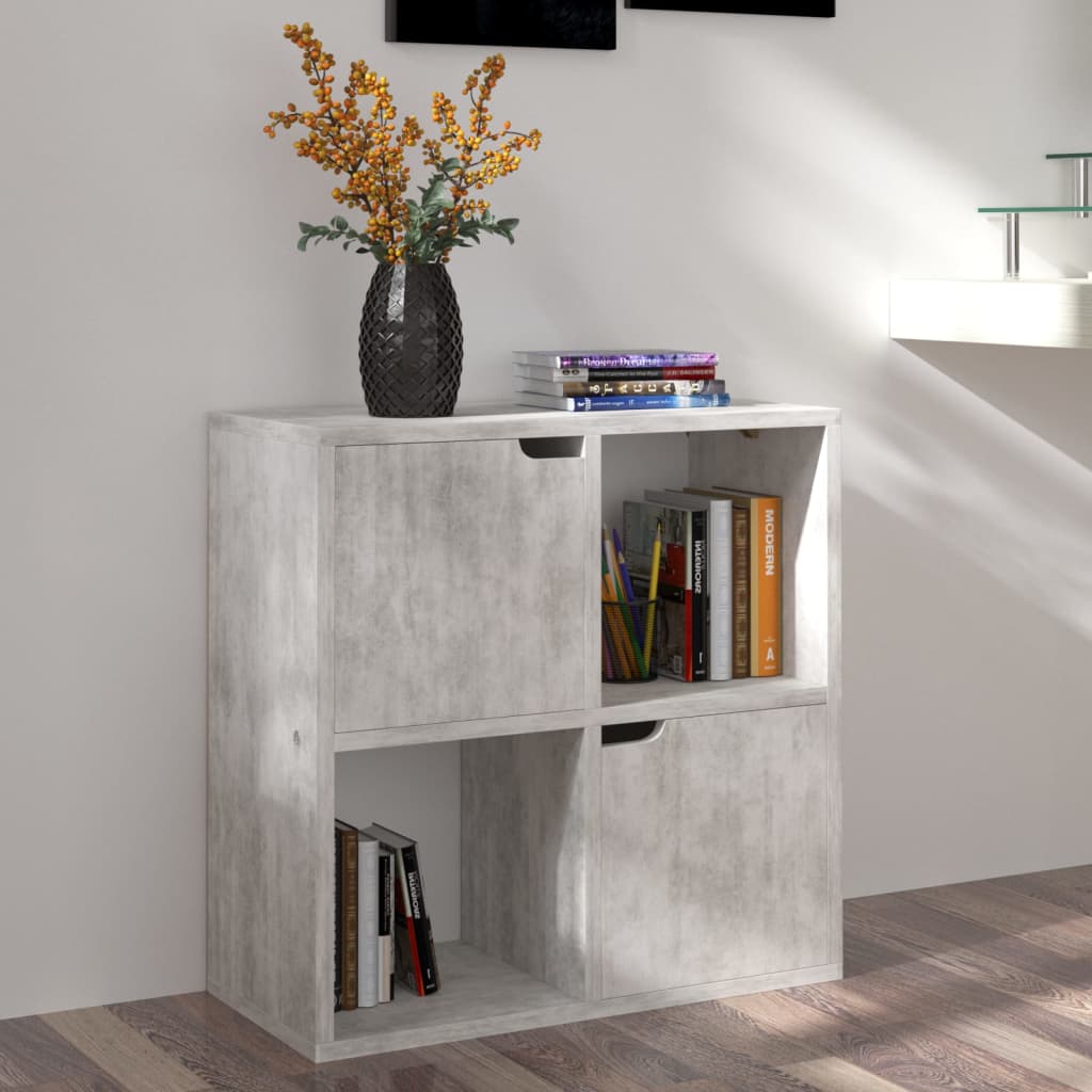 Boekenkast 60x27,5x59,5 cm bewerkt hout eikenkleurig