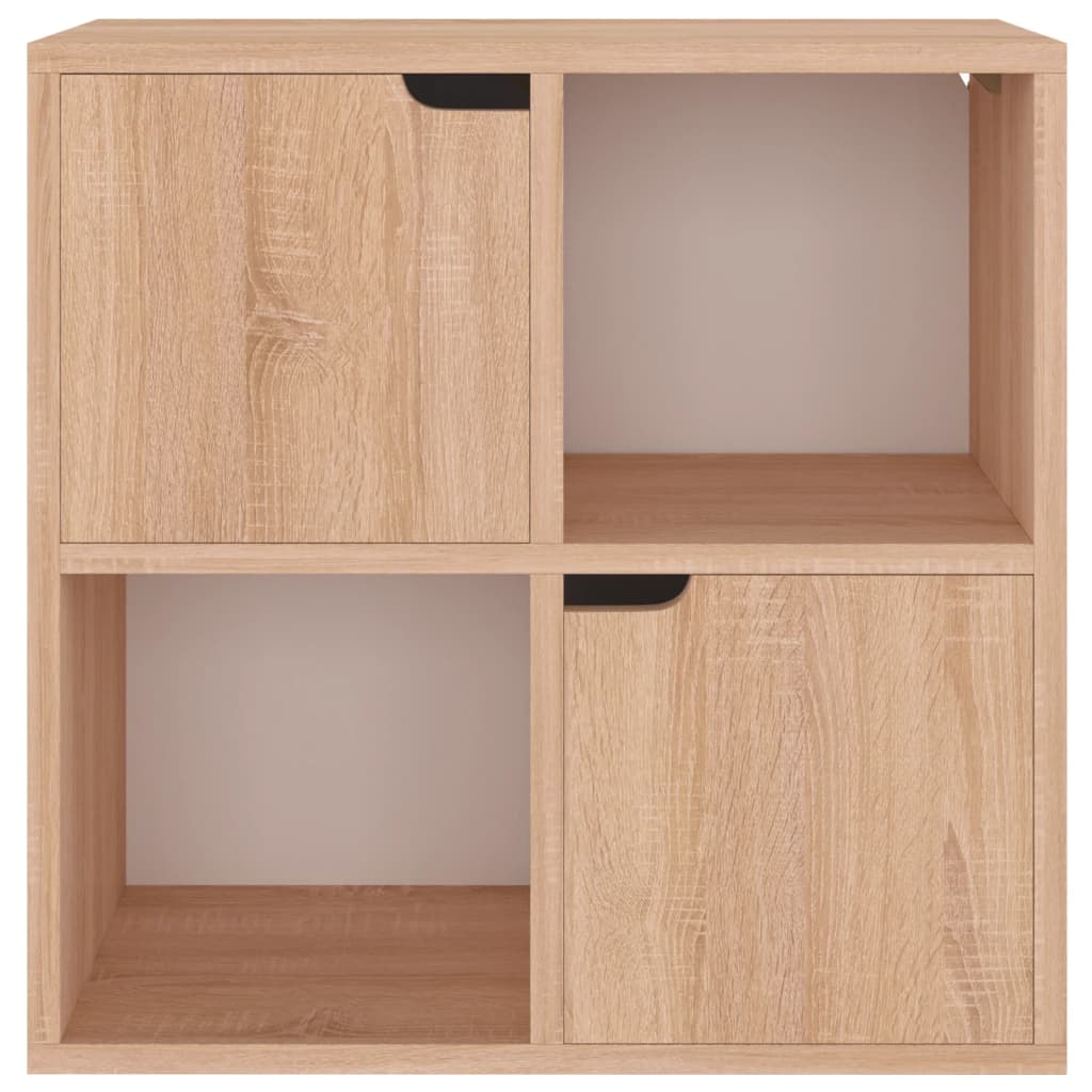 Boekenkast 60x27,5x59,5 cm bewerkt hout eikenkleurig