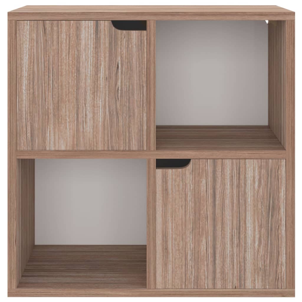 Boekenkast 60x27,5x59,5 cm bewerkt hout eikenkleurig