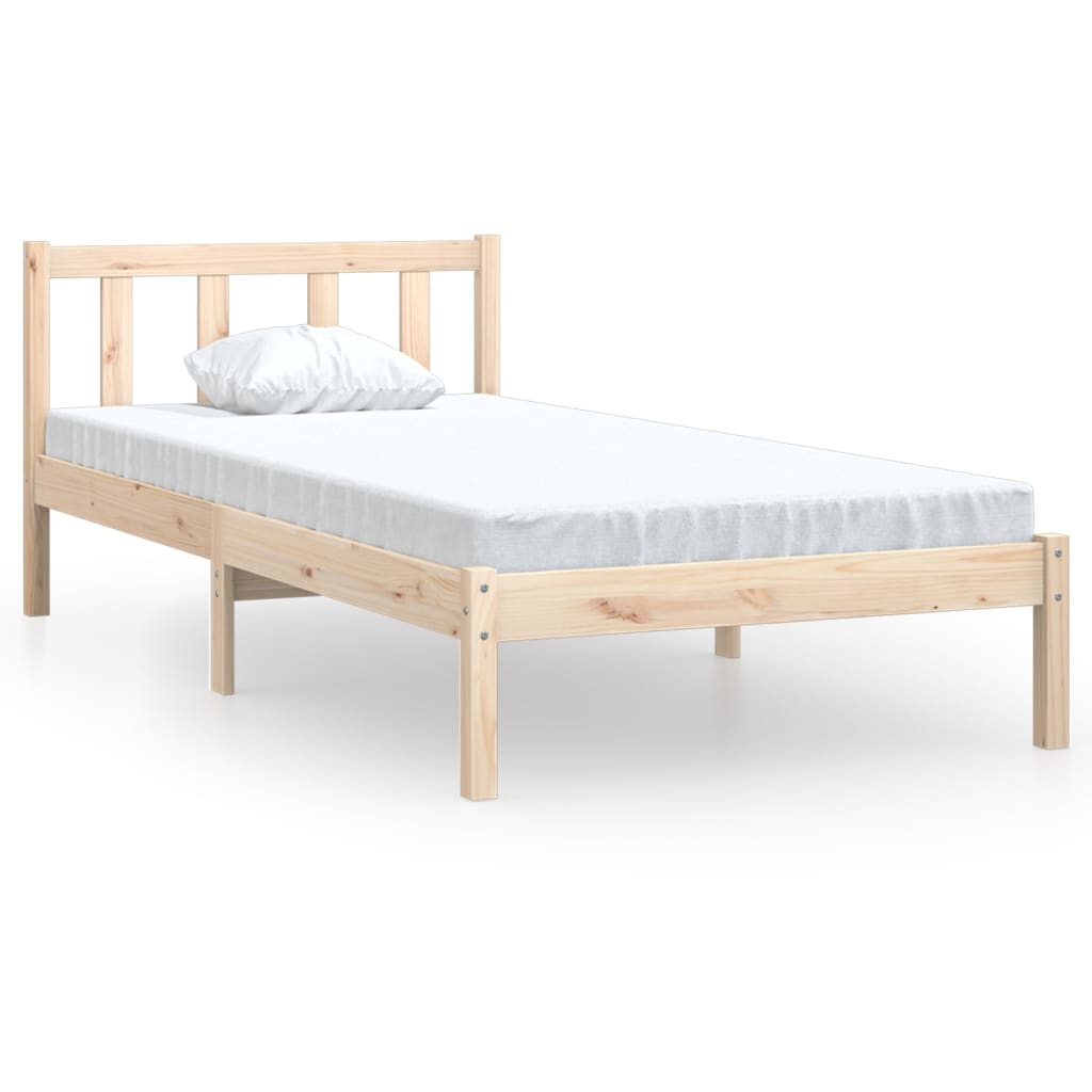 Bedframe massief grenenhout 135x190