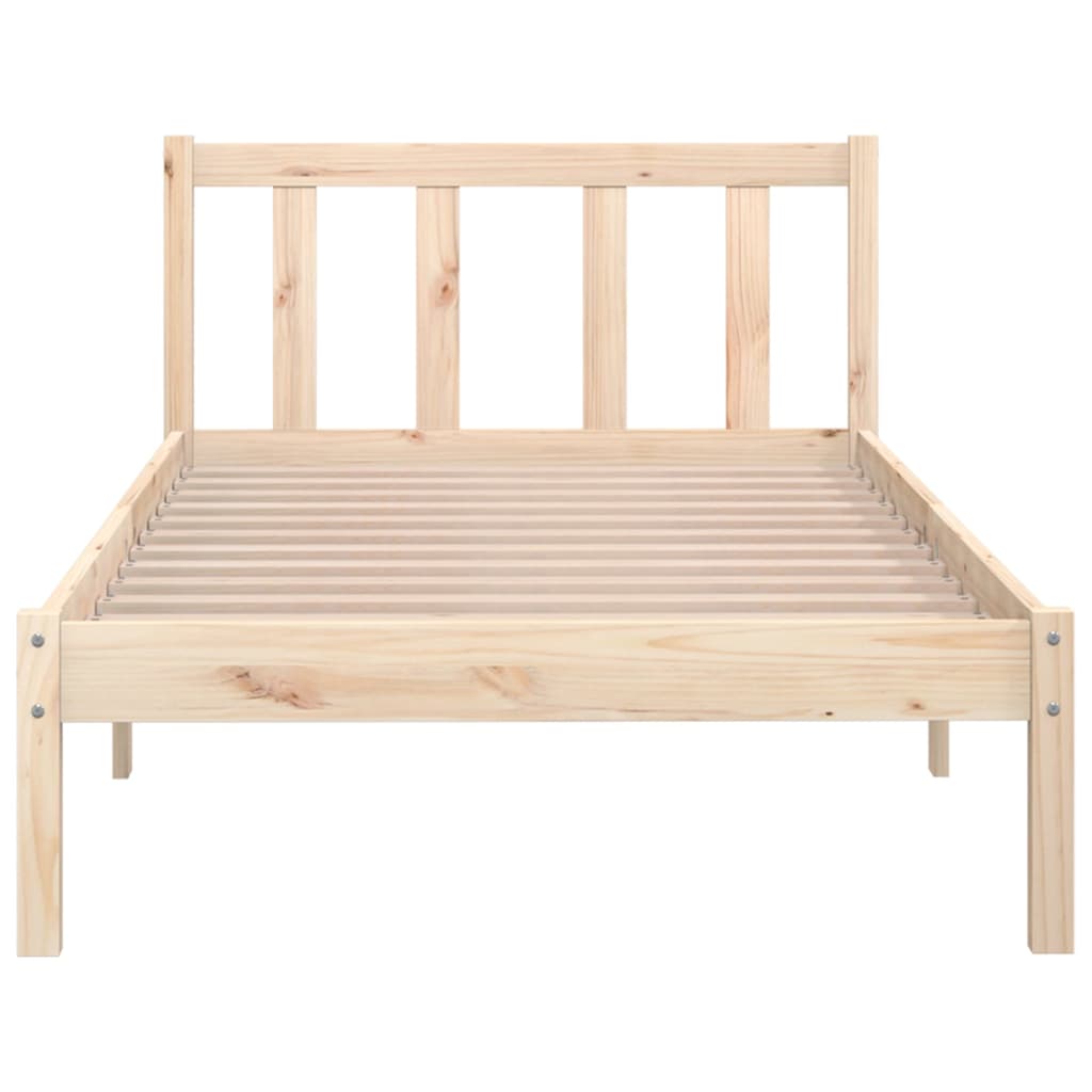 Bedframe massief grenenhout 135x190