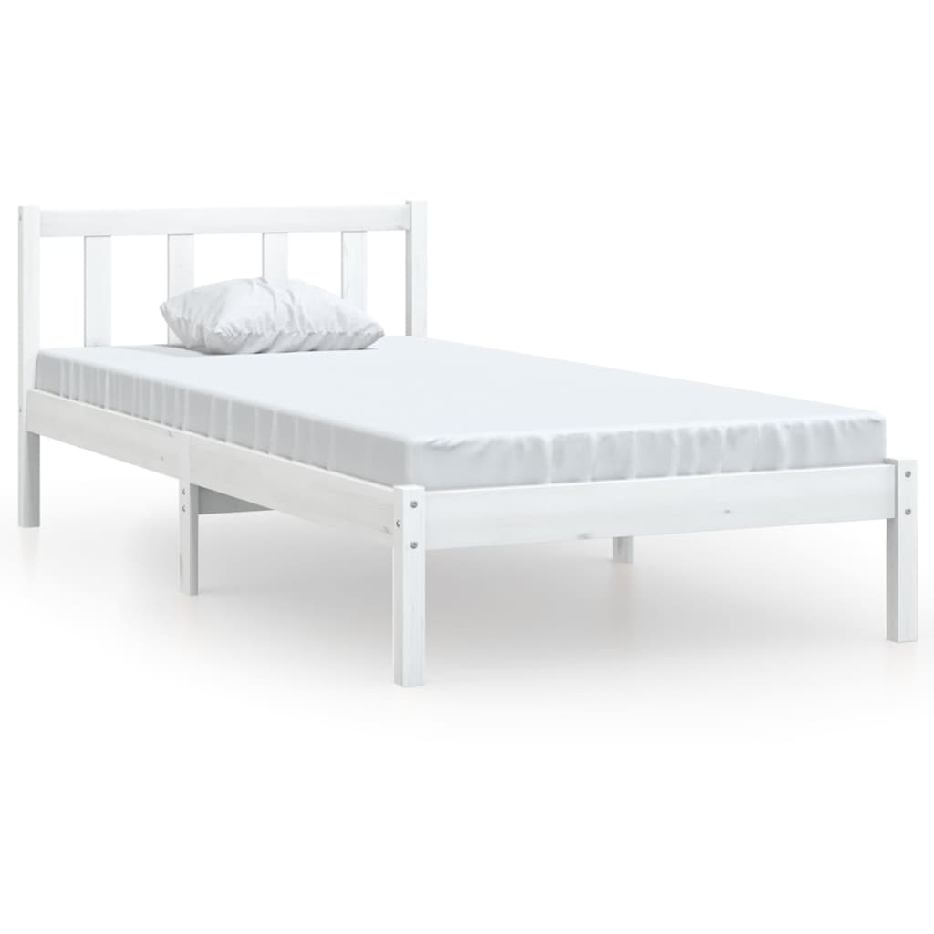 Bedframe massief grenenhout 75x190 cm