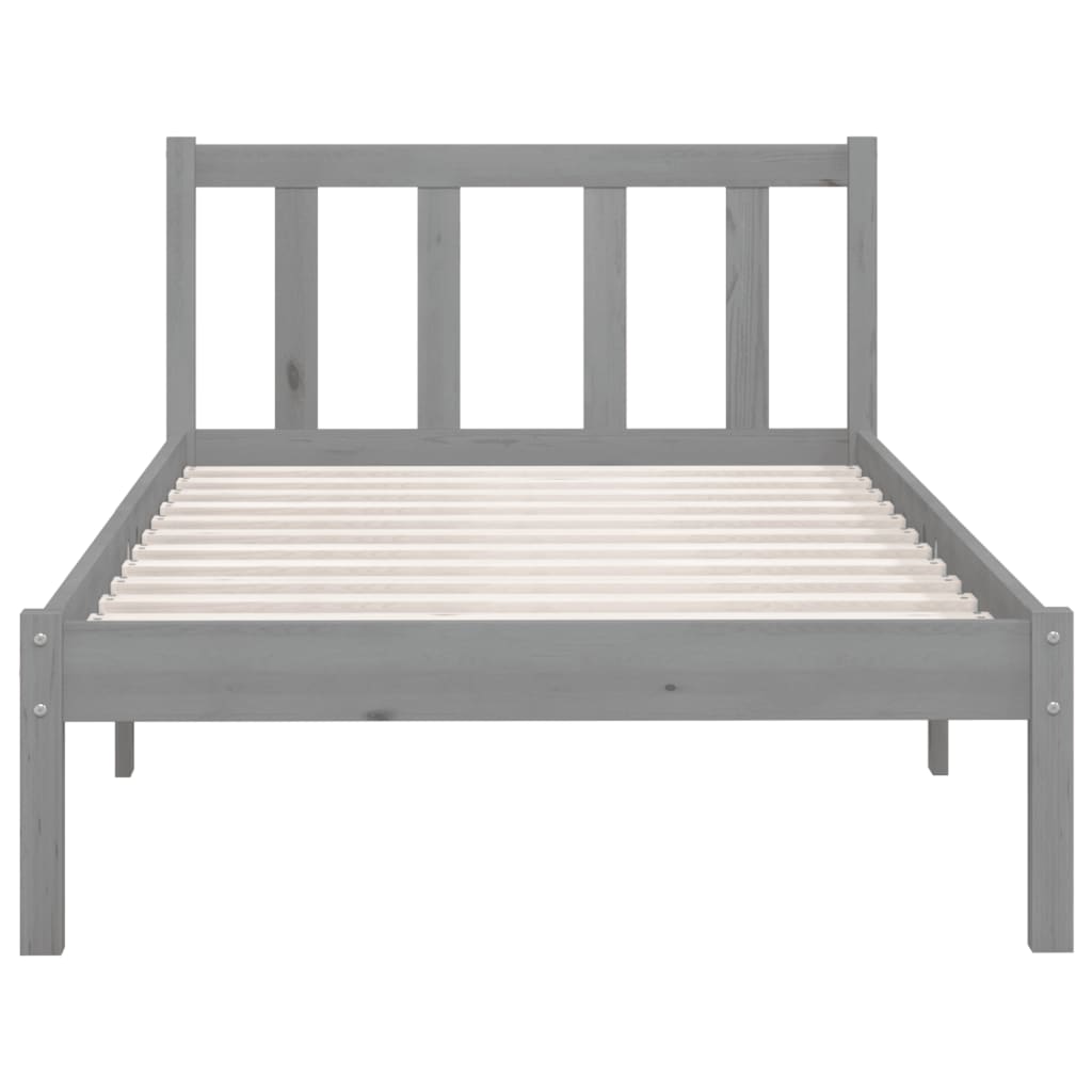 Bedframe massief grenenhout 75x190 cm