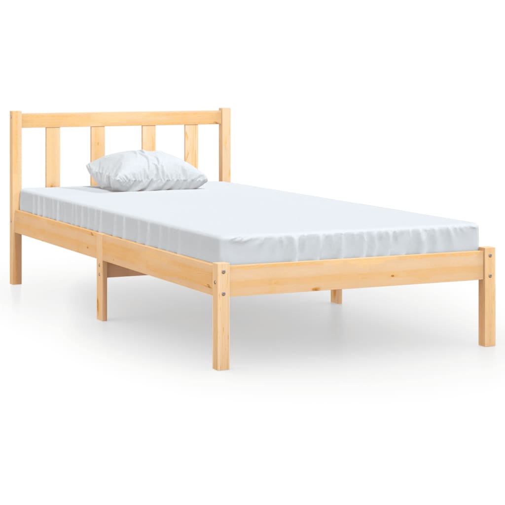 Bedframe massief grenenhout 135x190