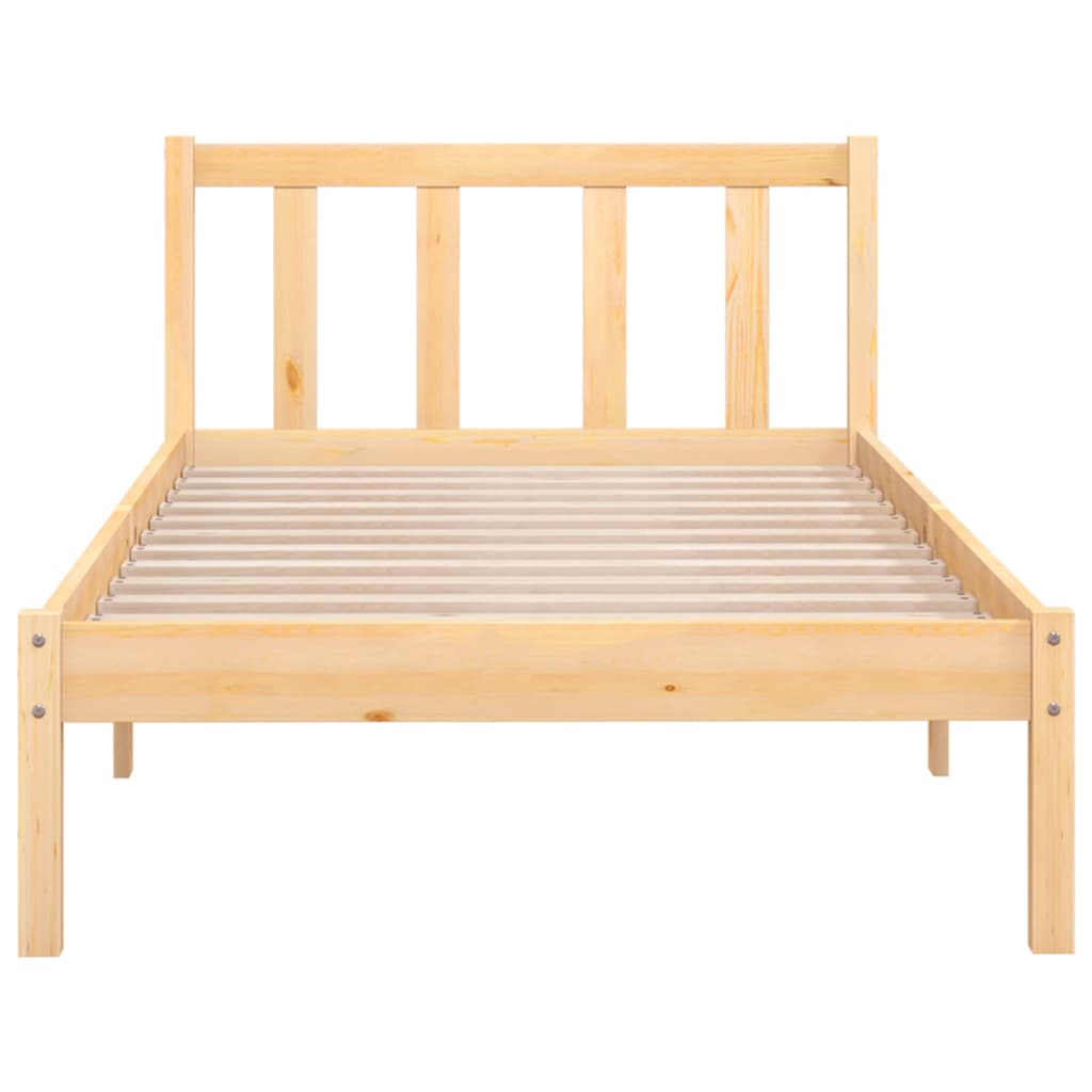 Bedframe massief grenenhout 135x190