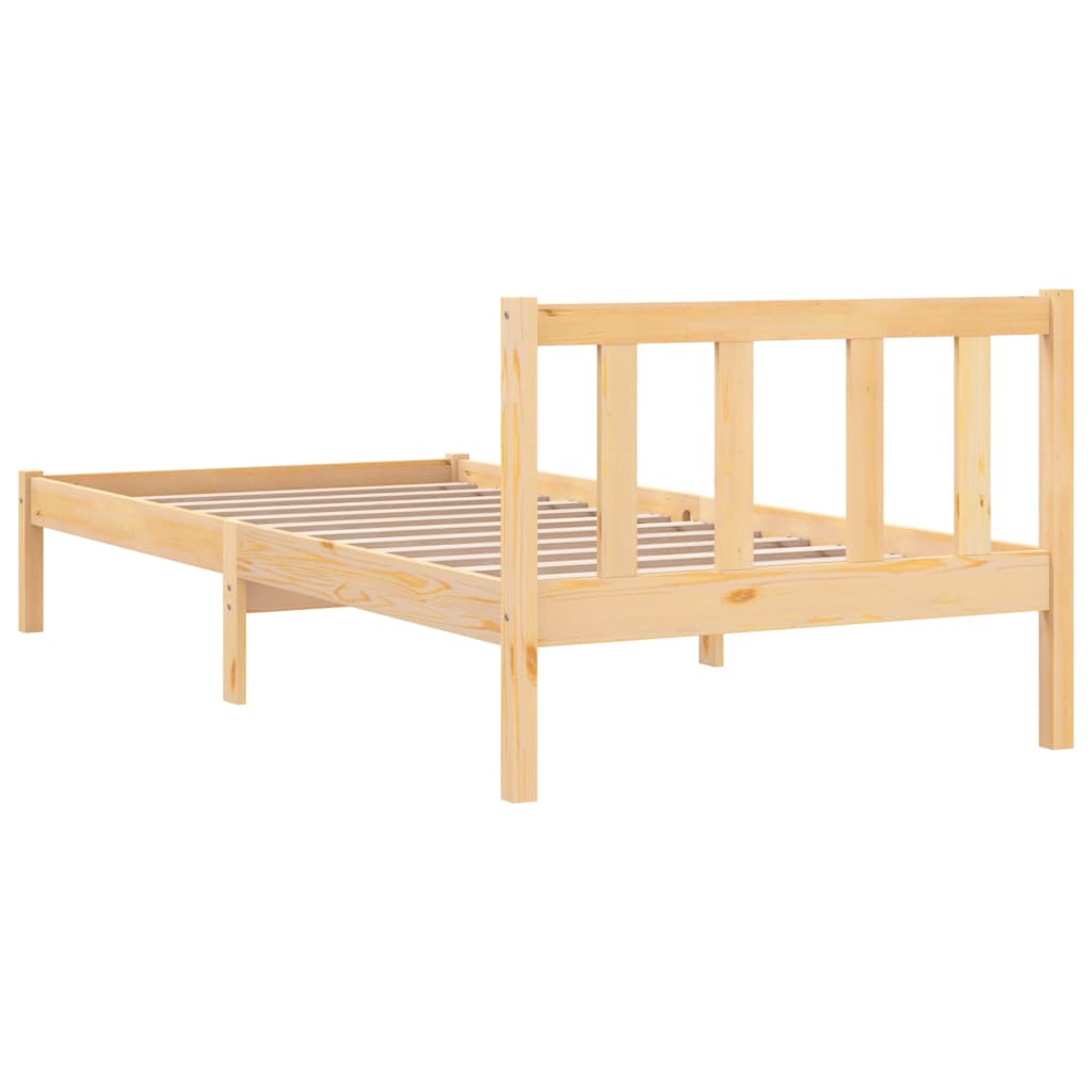 Bedframe massief grenenhout 135x190