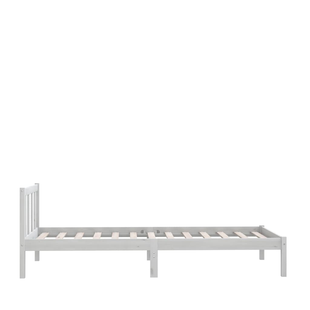 Bedframe massief grenenhout 75x190 cm