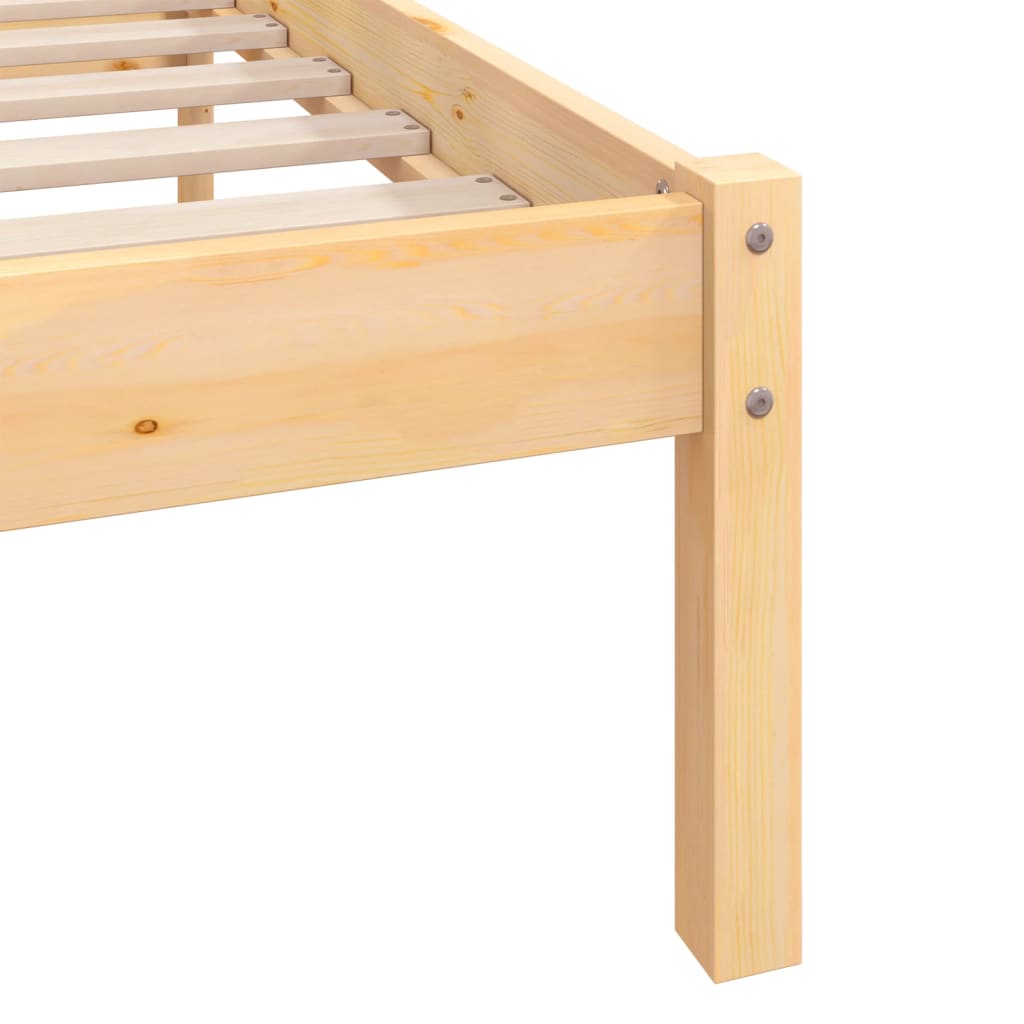 Bedframe massief grenenhout 135x190