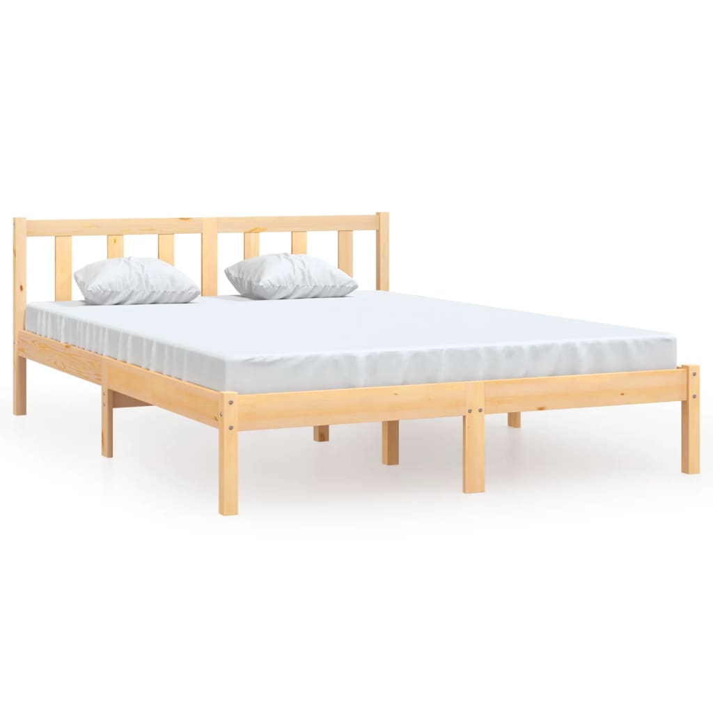 Bedframe massief grenenhout 75x190 cm