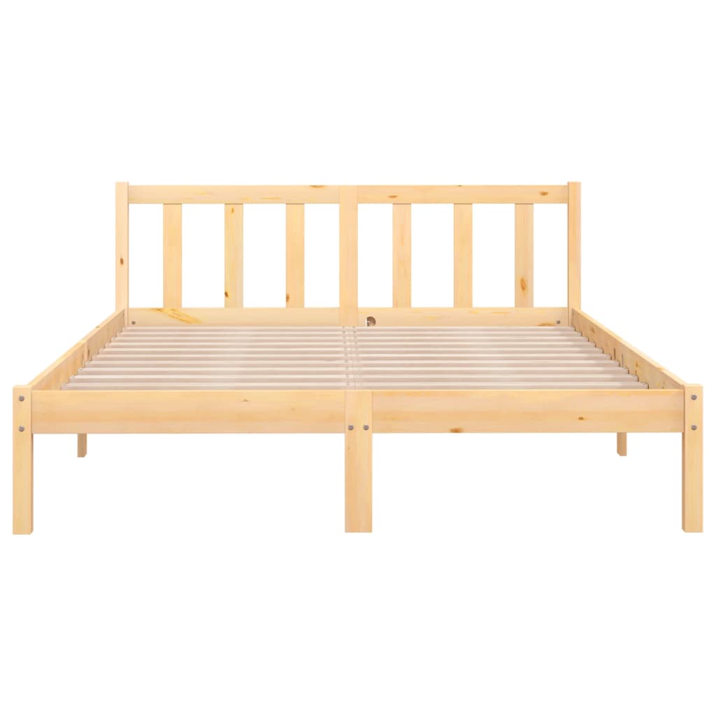 Bedframe massief grenenhout 75x190 cm