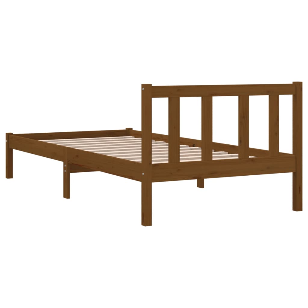 Bedframe massief grenenhout 100x200 cm