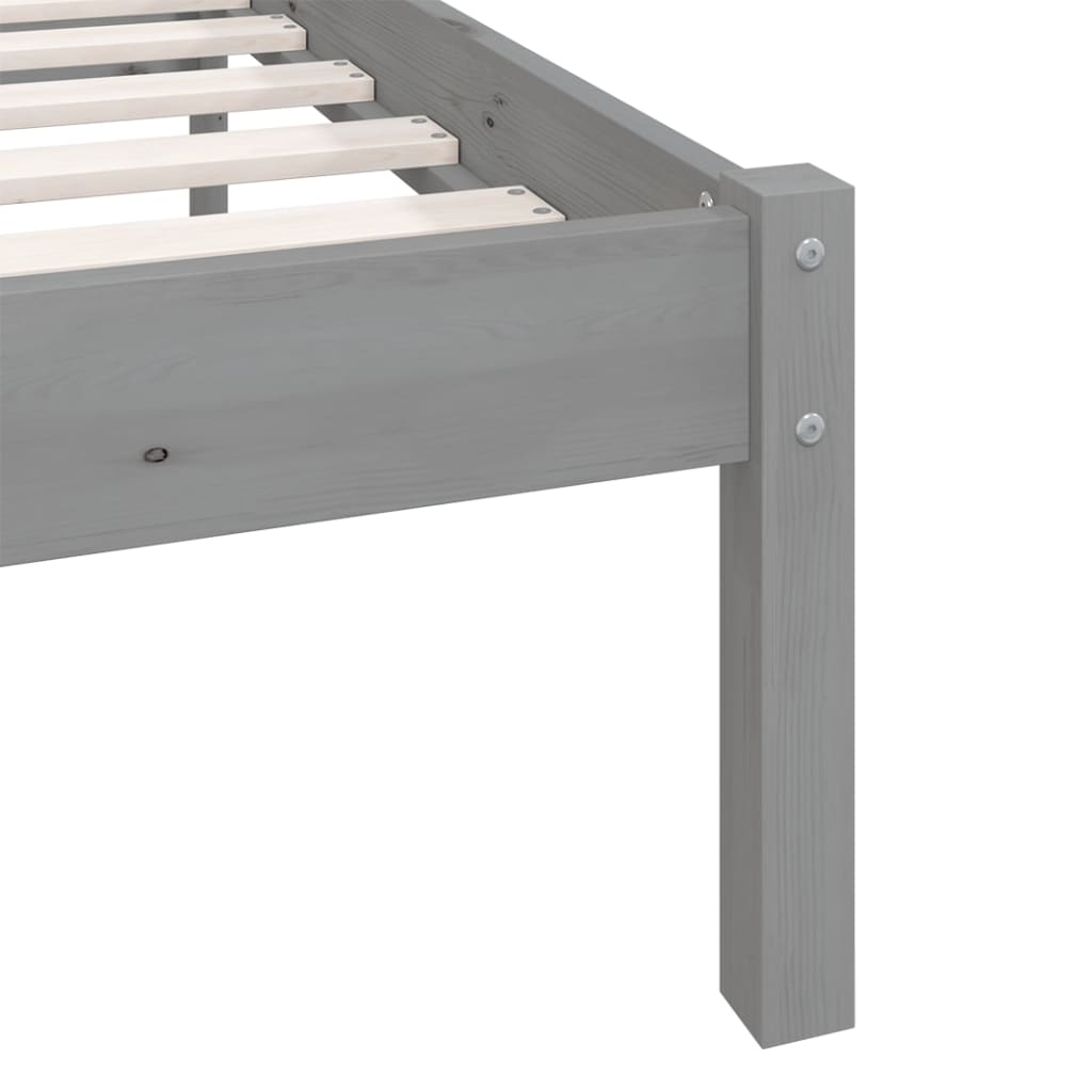 Bedframe massief grenenhout 75x190 cm