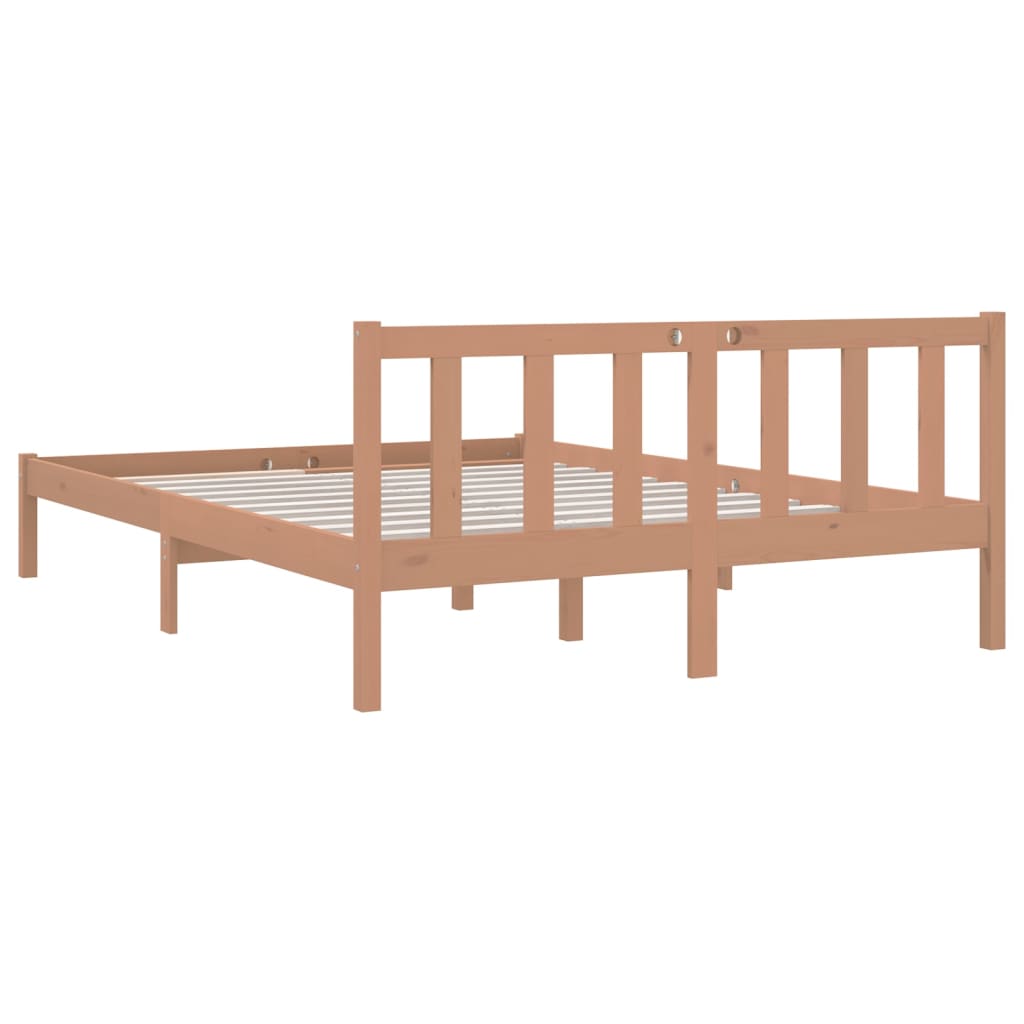 Bedframe massief grenenhout 75x190 cm