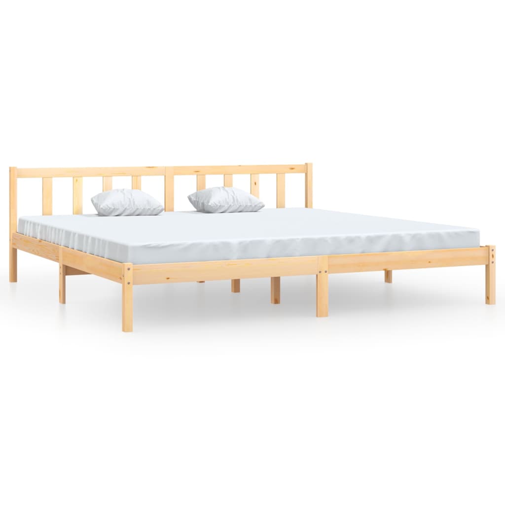 Bedframe massief grenenhout 75x190 cm