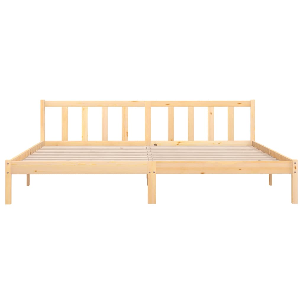 Bedframe massief grenenhout 75x190 cm