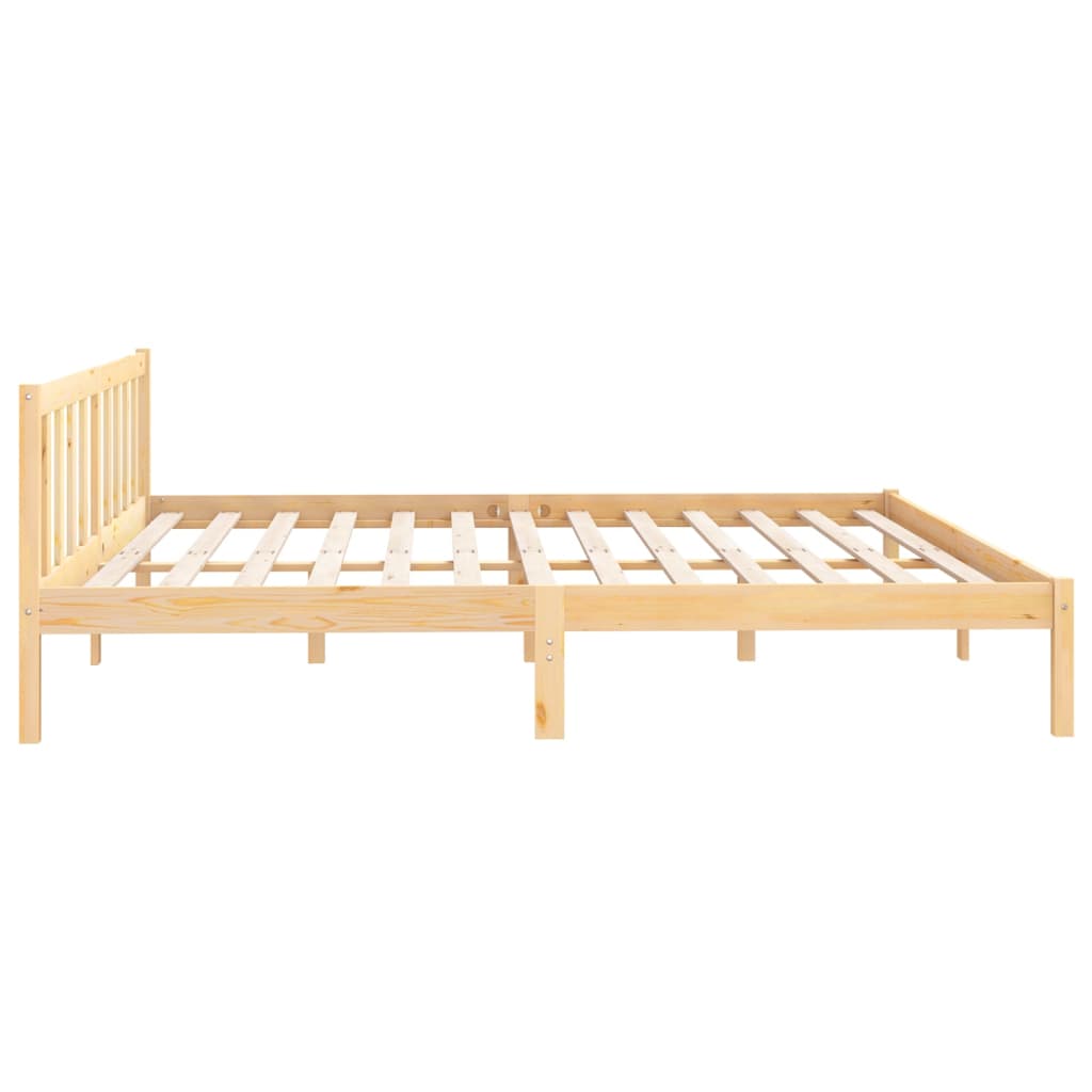 Bedframe massief grenenhout 75x190 cm