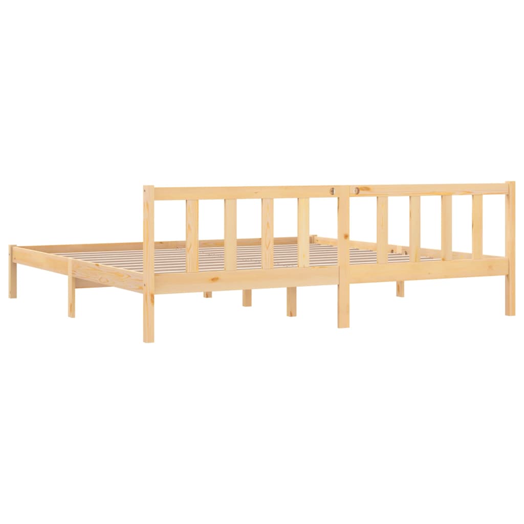 Bedframe massief grenenhout 135x190