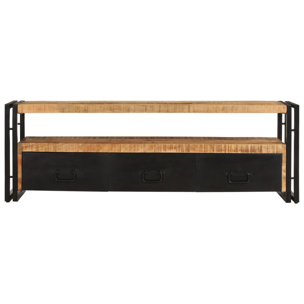 Tv-meubel 120x30x40 cm massief mangohout