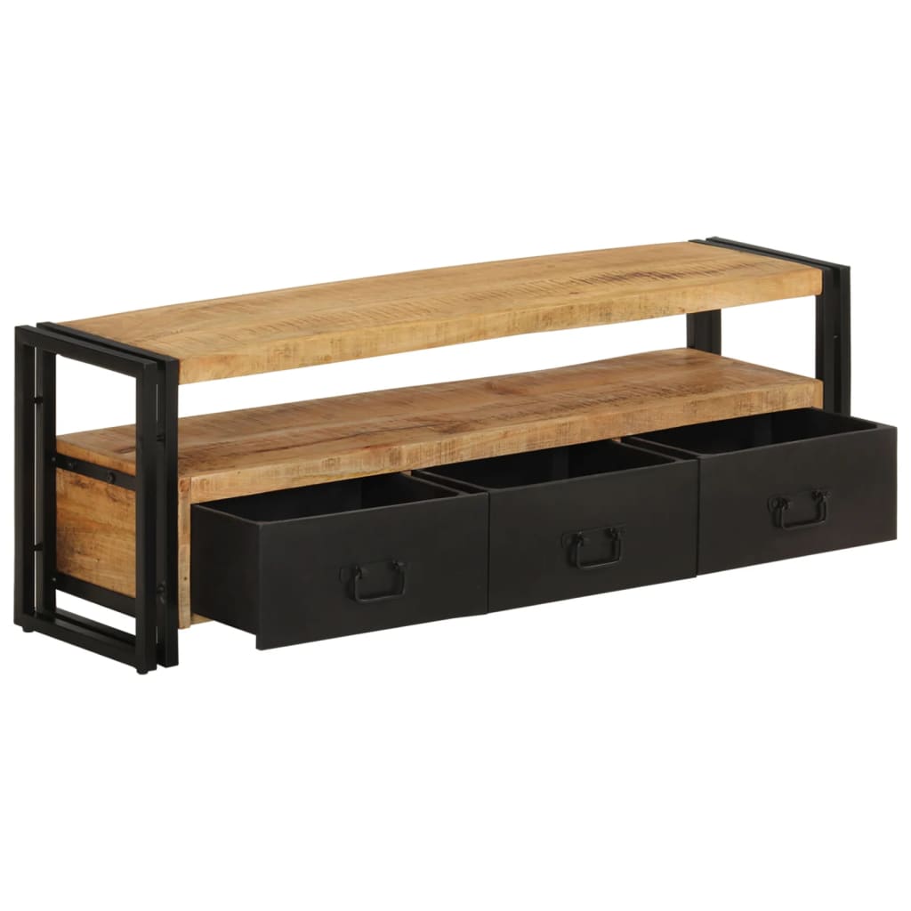 Tv-meubel 120x30x40 cm massief mangohout