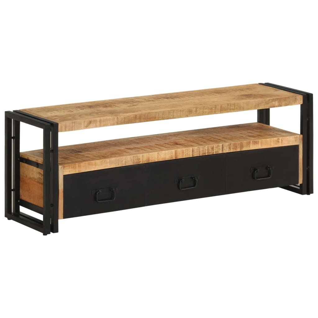 Tv-meubel 120x30x40 cm massief mangohout