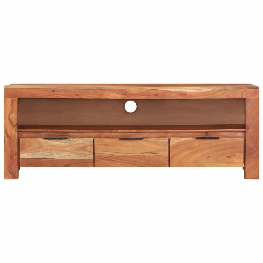 Tv-meubel 110x30x40 cm ruw mangohout