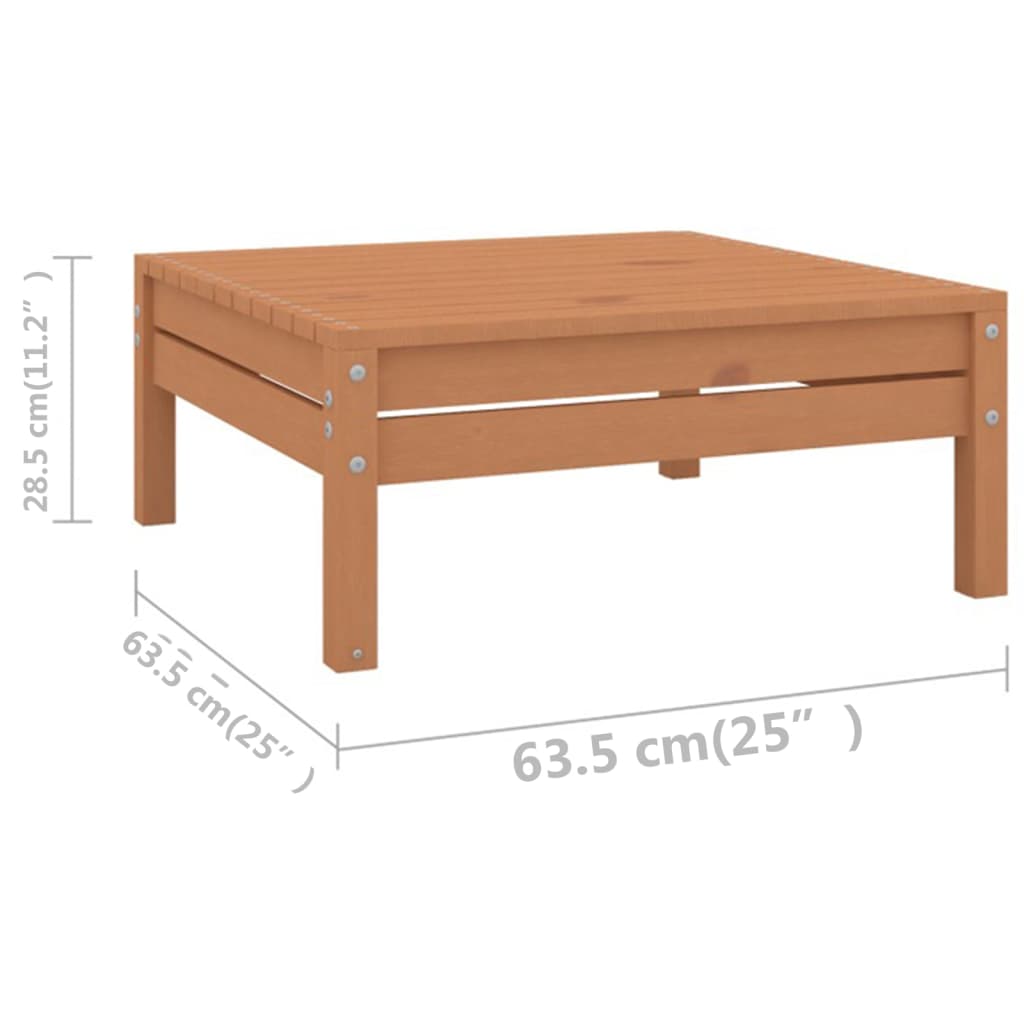 3-delige Loungeset massief grenenhout