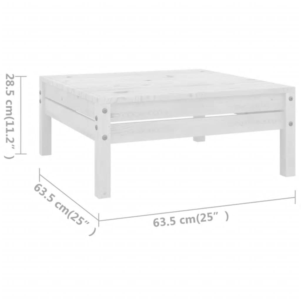 5-delige Loungeset massief grenenhout