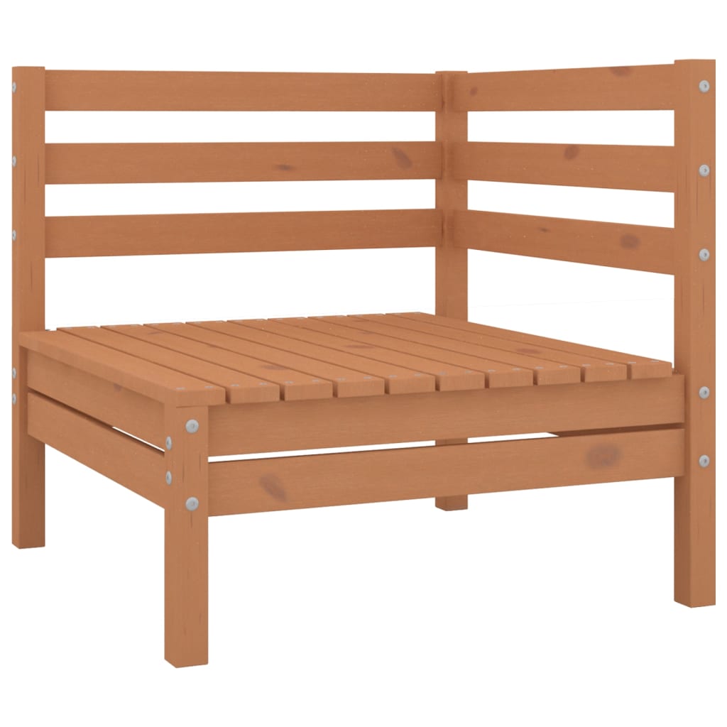 10-piece Lounge set solid pine wood white