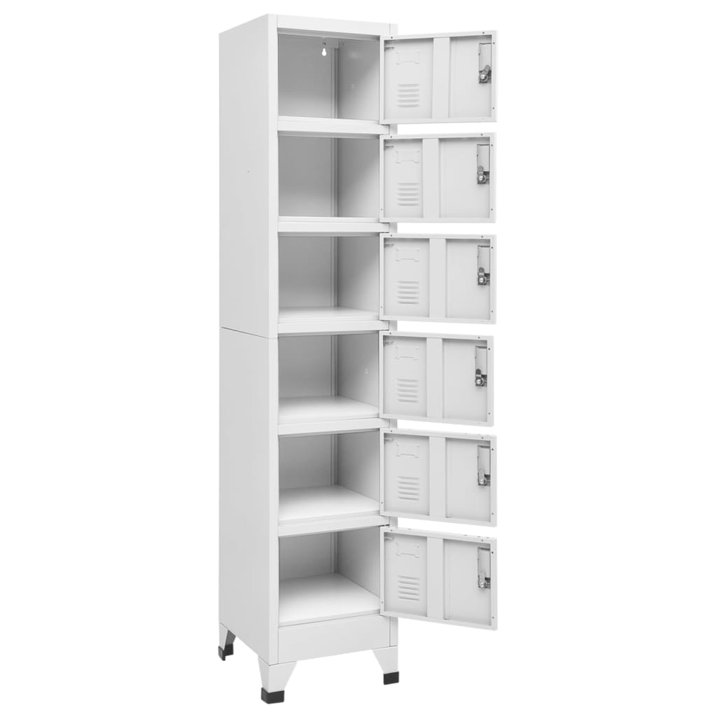 Lockerkast 38x45x180 cm staal antracietkleurig