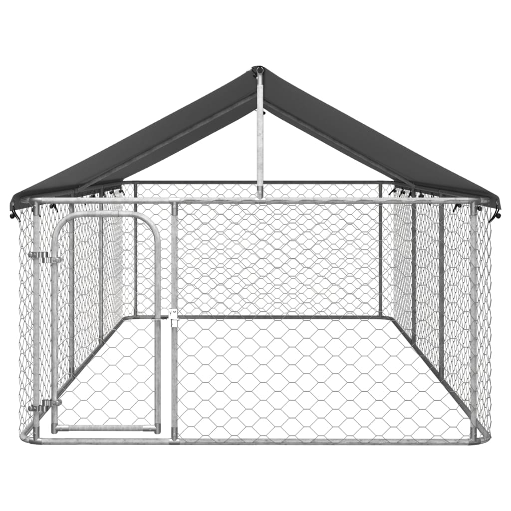 Hondenkennel voor buiten met dak 200x100x150 cm