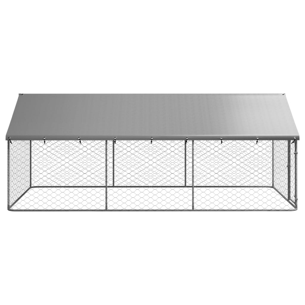 Hondenkennel voor buiten met dak 200x100x150 cm