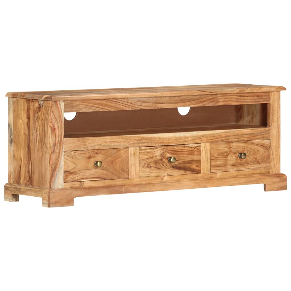 Tv-meubel 110x30x40 cm massief acaciahout