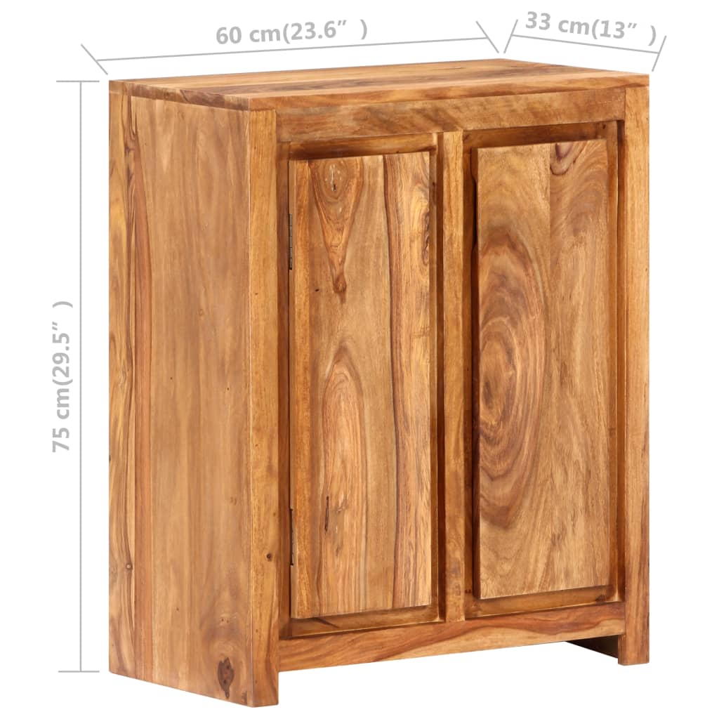 Dressoir 55x33x75 cm massief acaciahout