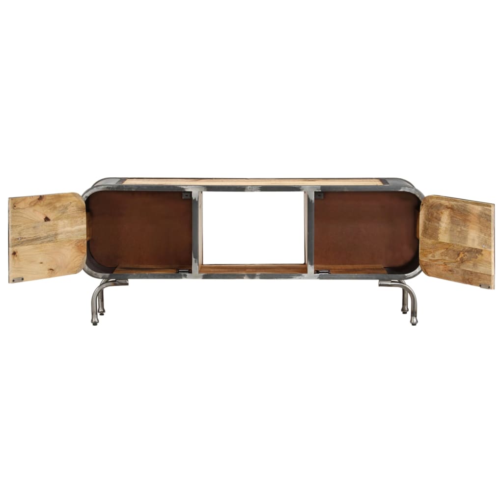 Tv-meubel 110x30x42 cm massief gerecycled hout meerkleurig