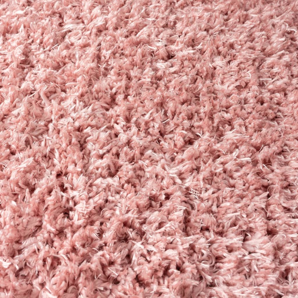 Vloerkleed shaggy hoogpolig 50 mm 160x230 cm roze