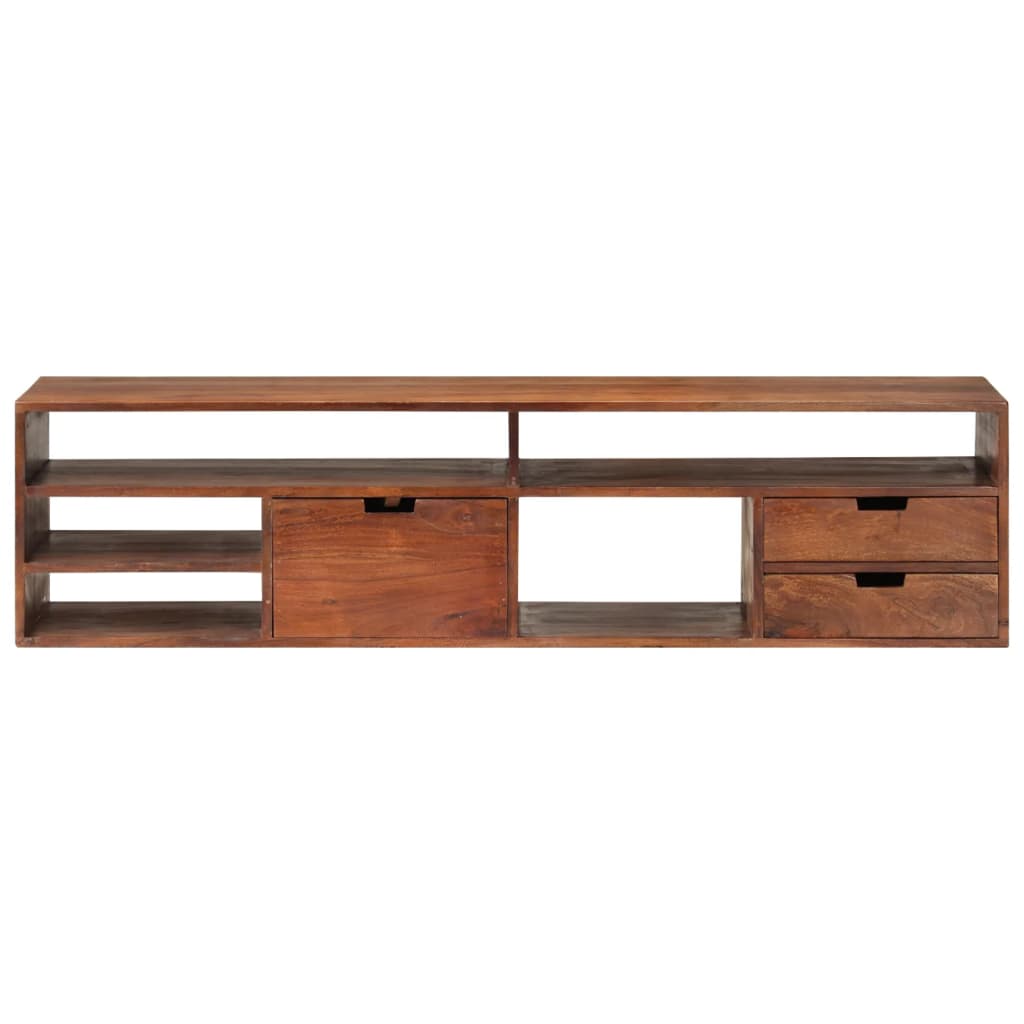 Tv-meubel 80x30x42 cm massief acaciahout