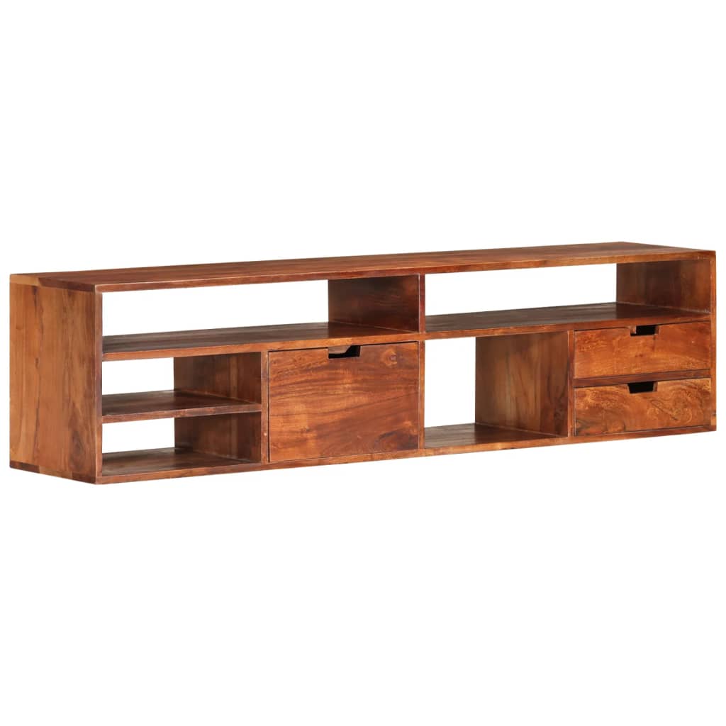 Tv-meubel 80x30x42 cm massief acaciahout