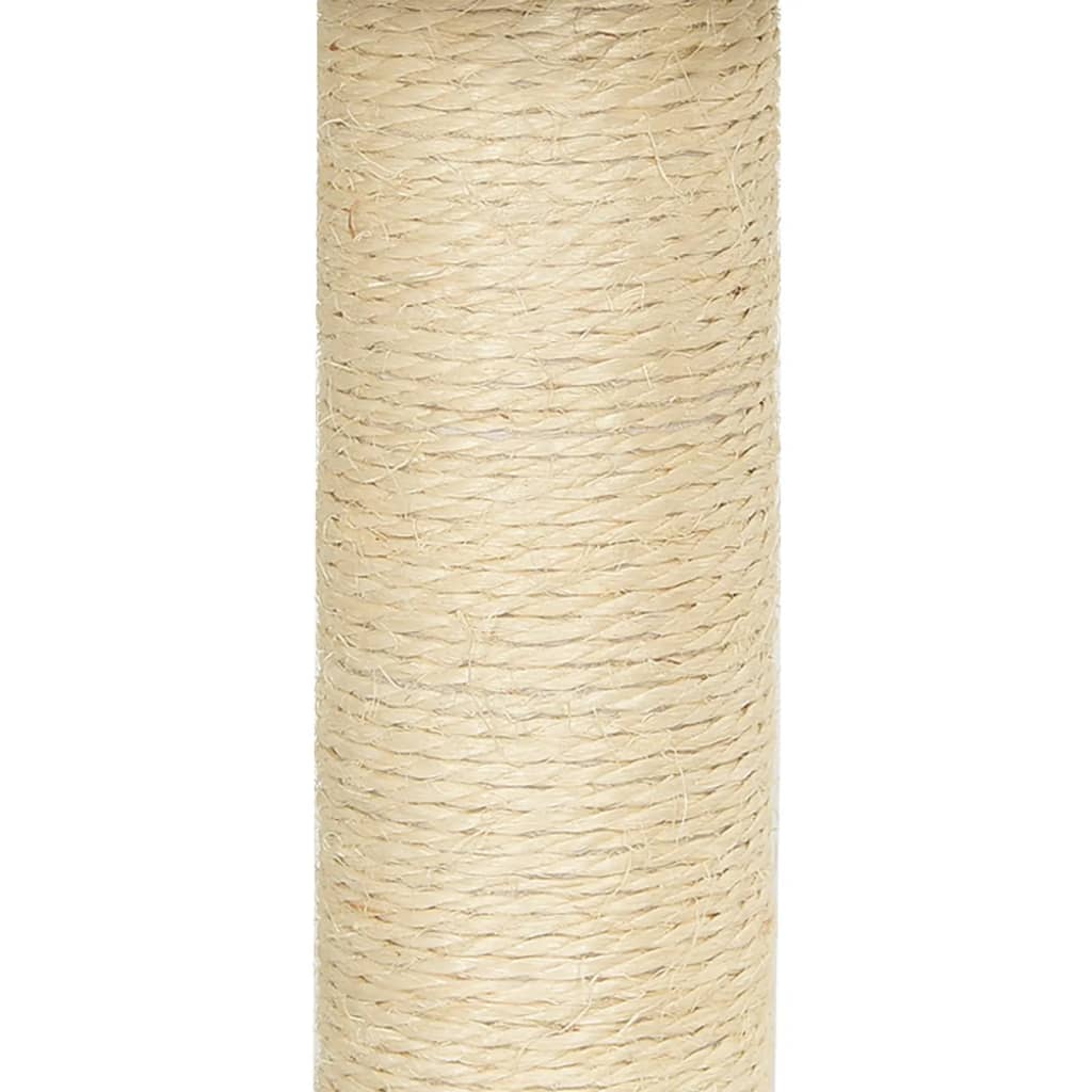 Kattenmeubel met sisal krabpalen 92 cm