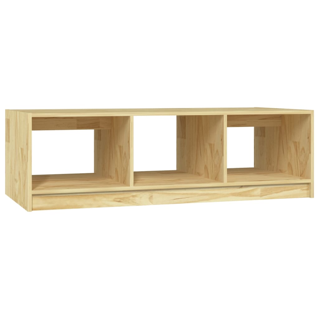 Salontafel 110x50x34 cm massief vurenhout