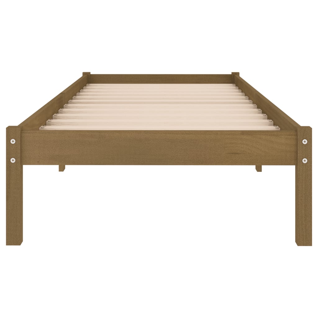 Bedframe massief grenenhout 140x190 cm