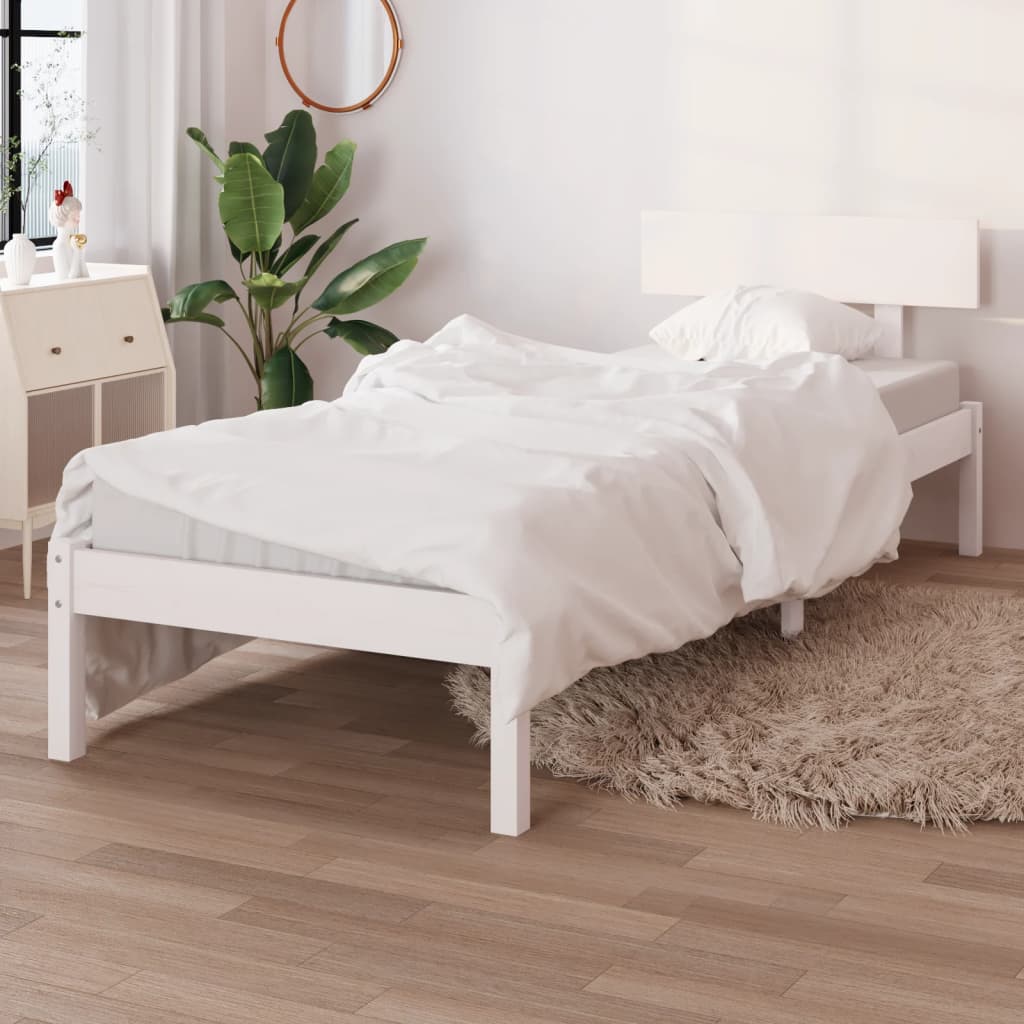 Bedframe massief hout 120x190 cm